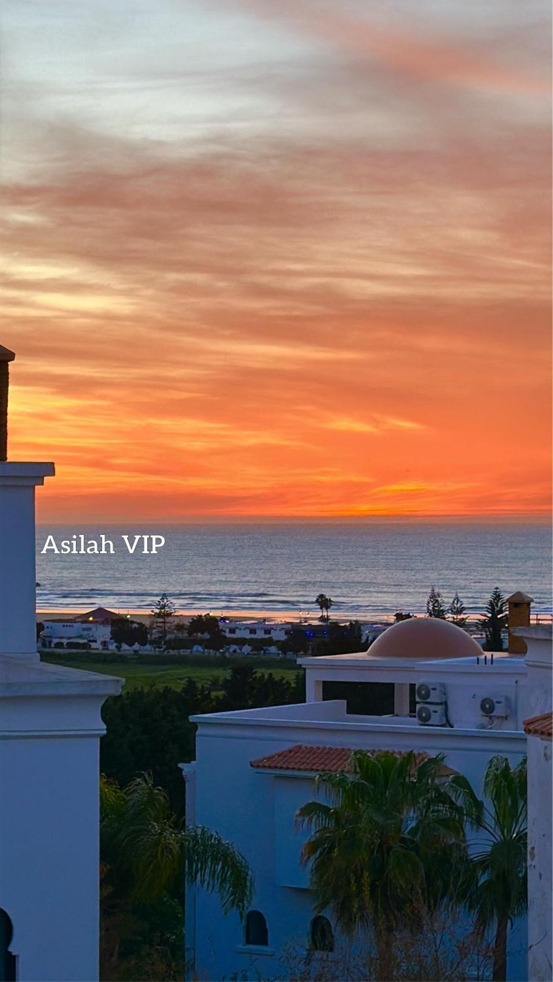 Asilah Vip - Haut Standing - Vue Mer - Piscines - Plage A 5 Minute - Garage Privee - Acces Pmr المظهر الخارجي الصورة
